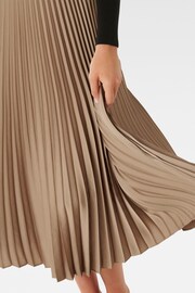 Forever New Gold Ester Satin Pleated Skirt - Image 5 of 5