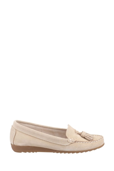 Riva Cream Aldons Moccasins with Snafles