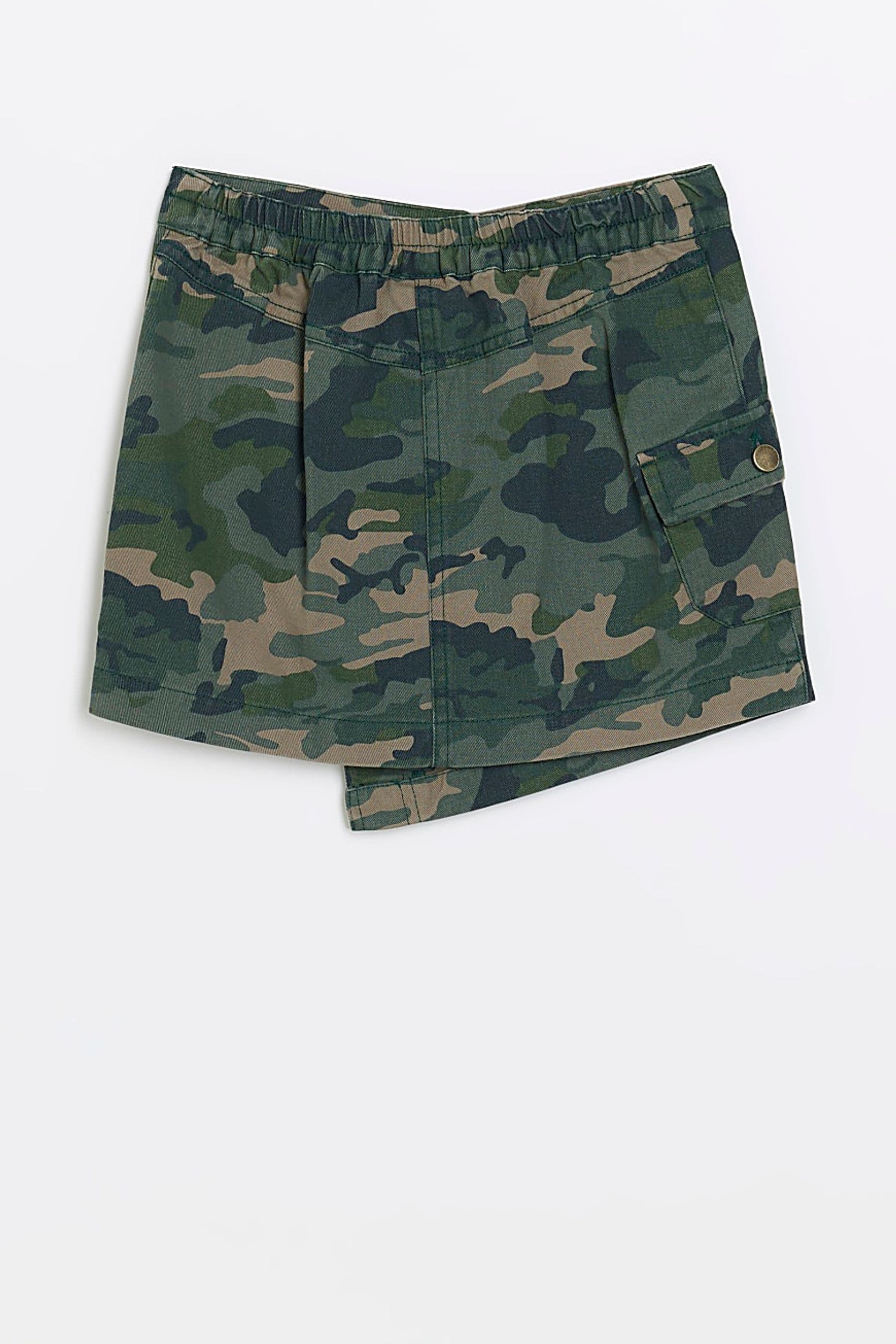 Camo skirt river island deals