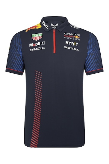 Fanatics Blue Oracle Red Bull Racing 2023 Team Polo Shirt