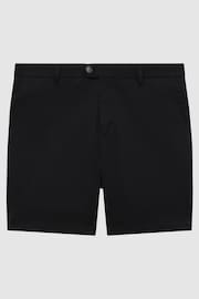 Reiss Black Wicket S Short Length Casual Chino Shorts - Image 2 of 6