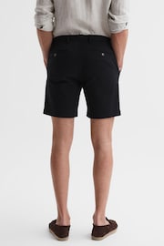 Reiss Black Wicket S Short Length Casual Chino Shorts - Image 5 of 6