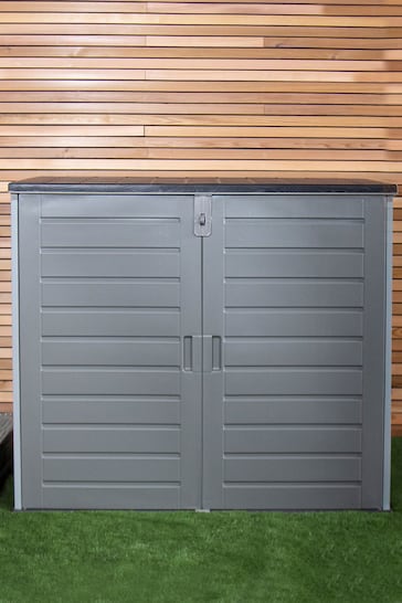 Charles Bentley Grey 1170L Outdoor Storage Cabinet