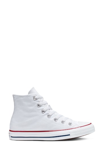 Converse White Wide Fit Chuck Taylor All Star High Trainers