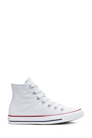 Converse White Wide Fit Chuck Taylor All Star High Trainers - Image 2 of 8