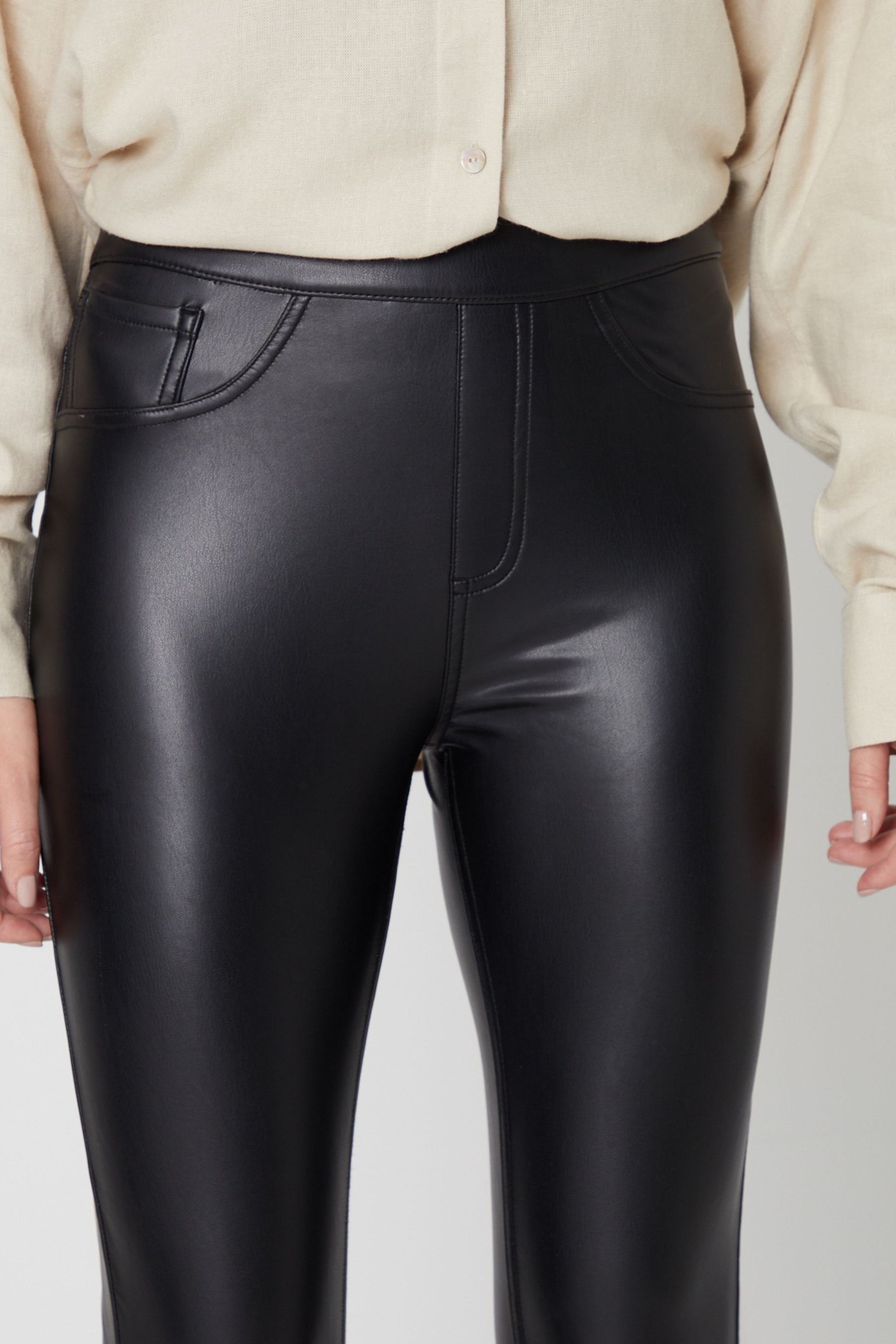 Latex jeggings clearance