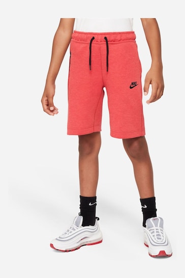 Nike Red Tech Fleece Shorts