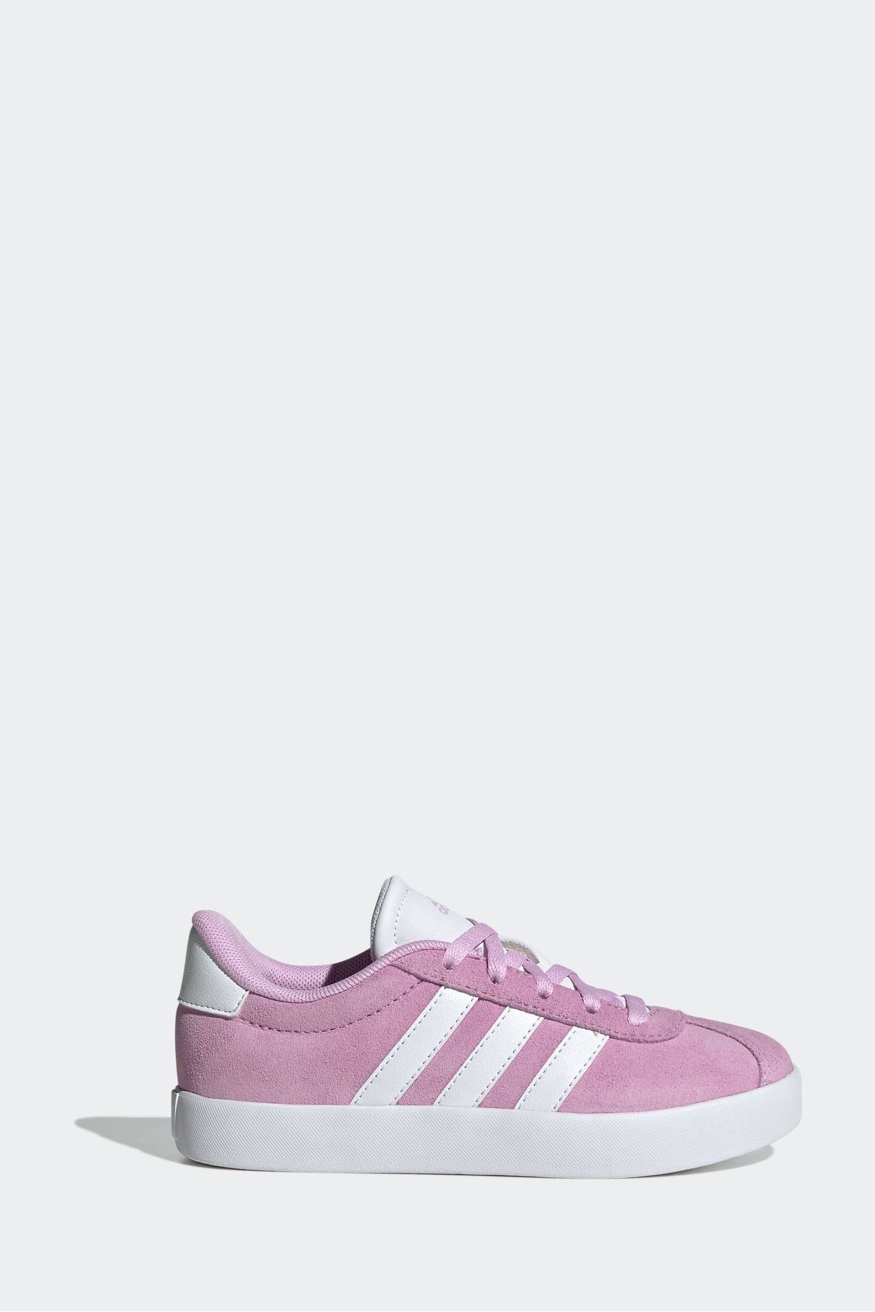 adidas Originals Pink White VL Court Trainers