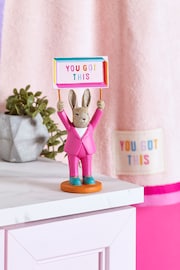 Pink You Got This Rosie Rabbit Ornament - Image 1 of 3