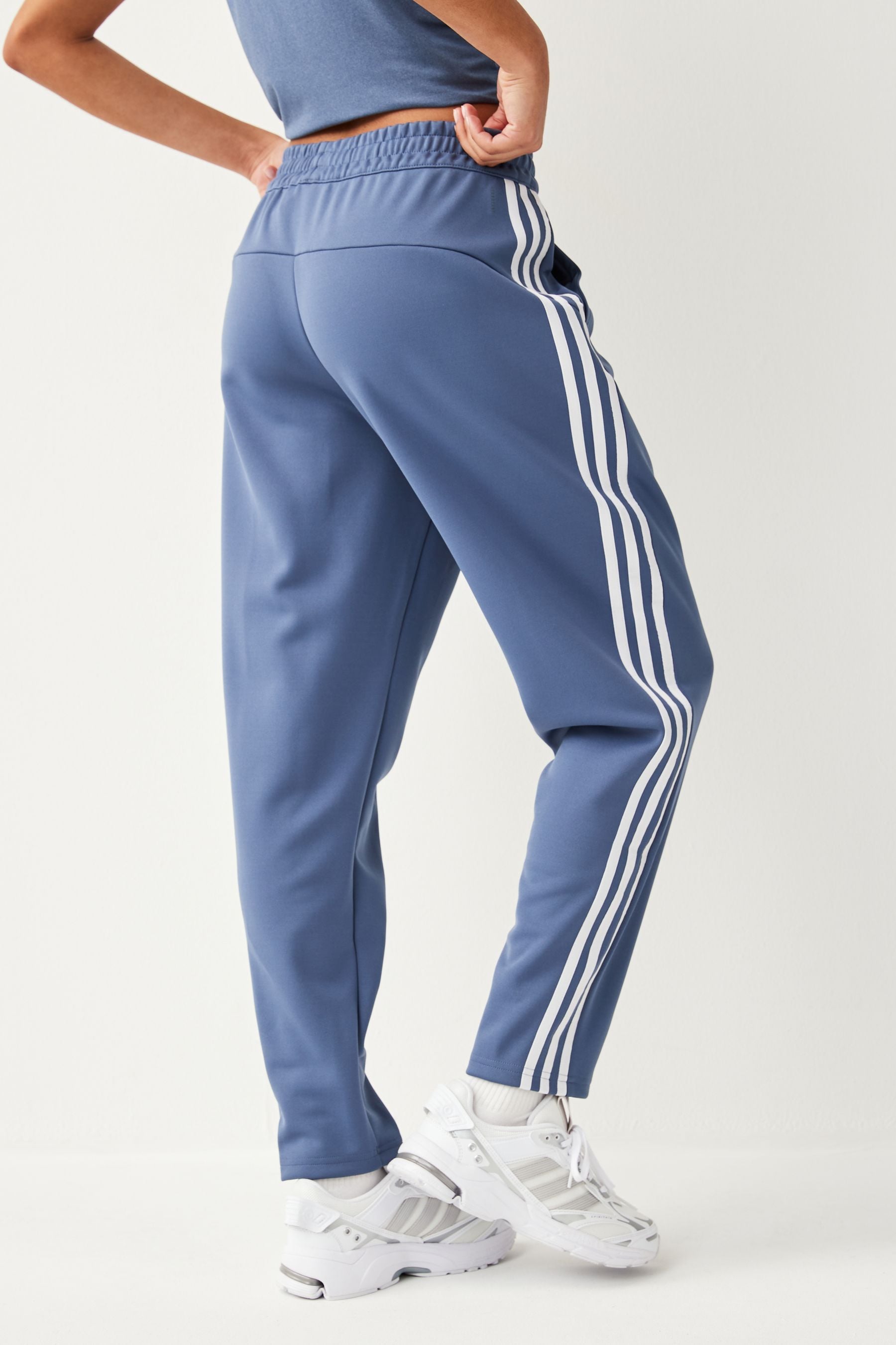 Buy adidas Blue Aeroready Train Essentials 3 Stripes Joggers from Next Luxembourg