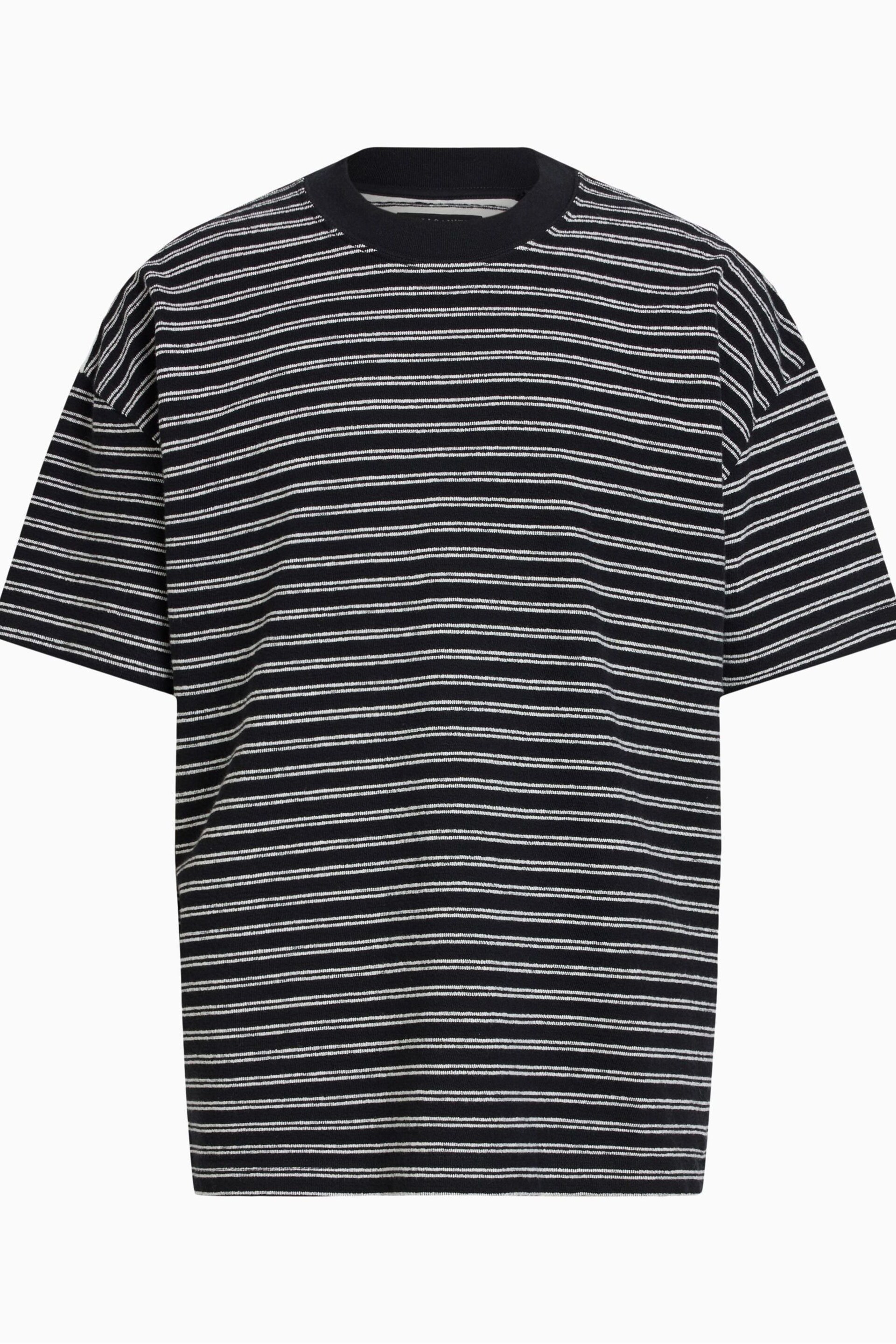 AllSaints Black Ricky Crew Shirt - Image 6 of 6