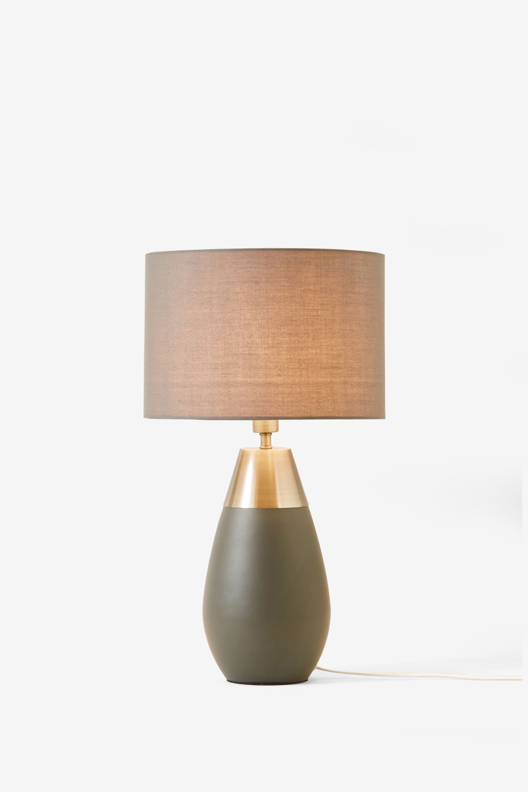 Charcoal grey table lamp hotsell