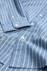 White Stuff Blue Stripe Long Sleeve Shirt - Image 7 of 7