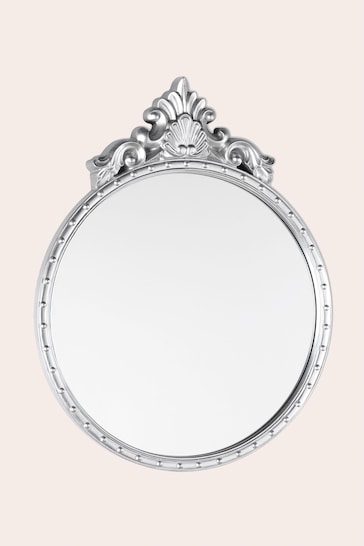 Laura Ashley Silver Overton Ornate Mirror