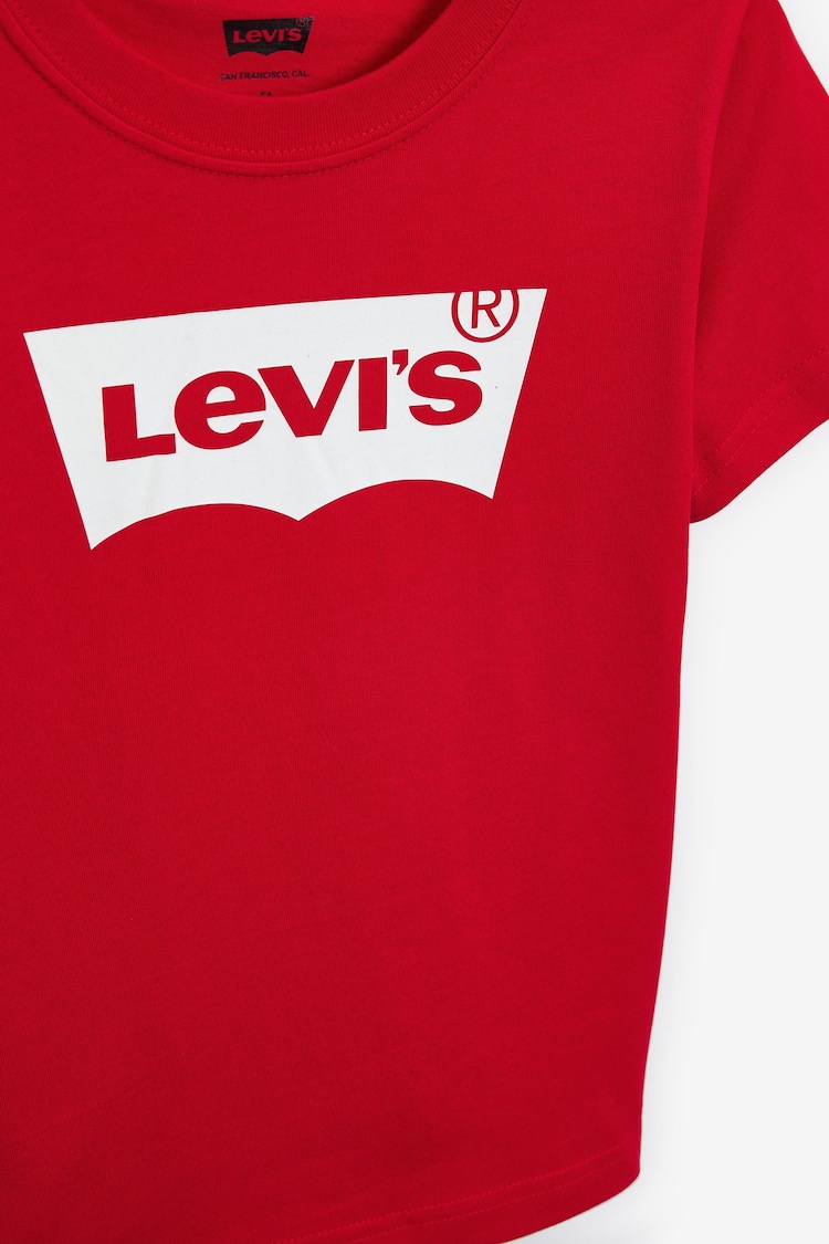 Levi's® Red Batwing Short Sleeve 100% Cotton T-Shirt - Image 3 of 3