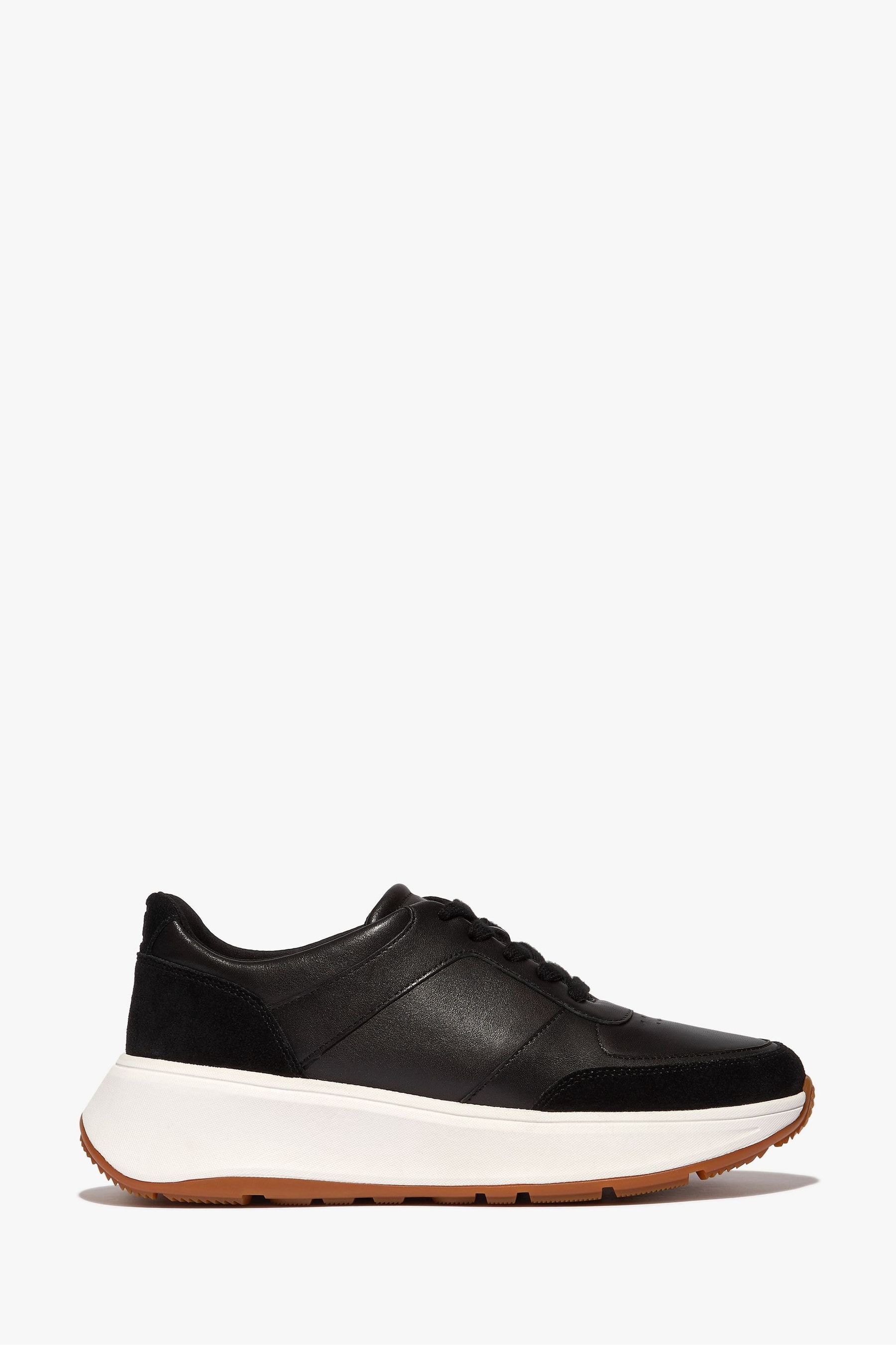 Buy FitFlop F Mode Leather Suede Flatform Black Trainers Next Ukraine