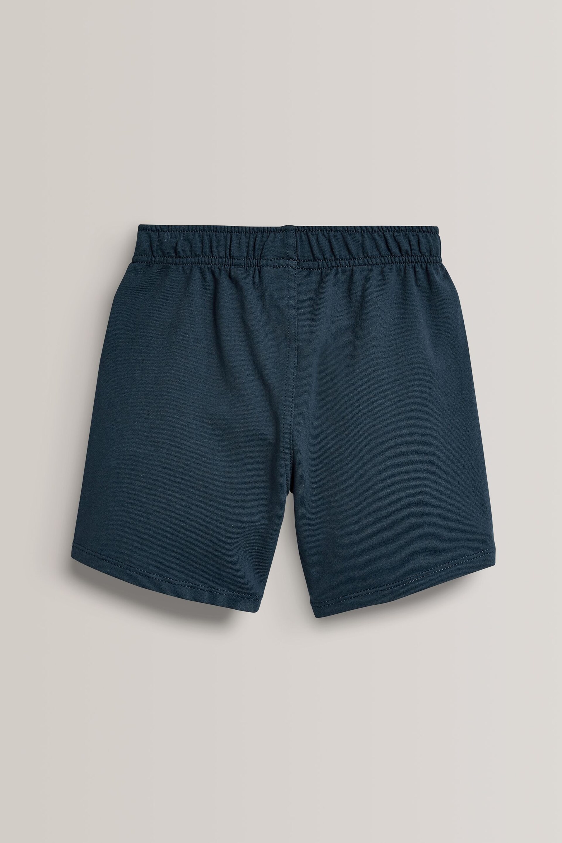 Navy Blue Jersey School Shorts (3-16yrs) - Image 2 of 4