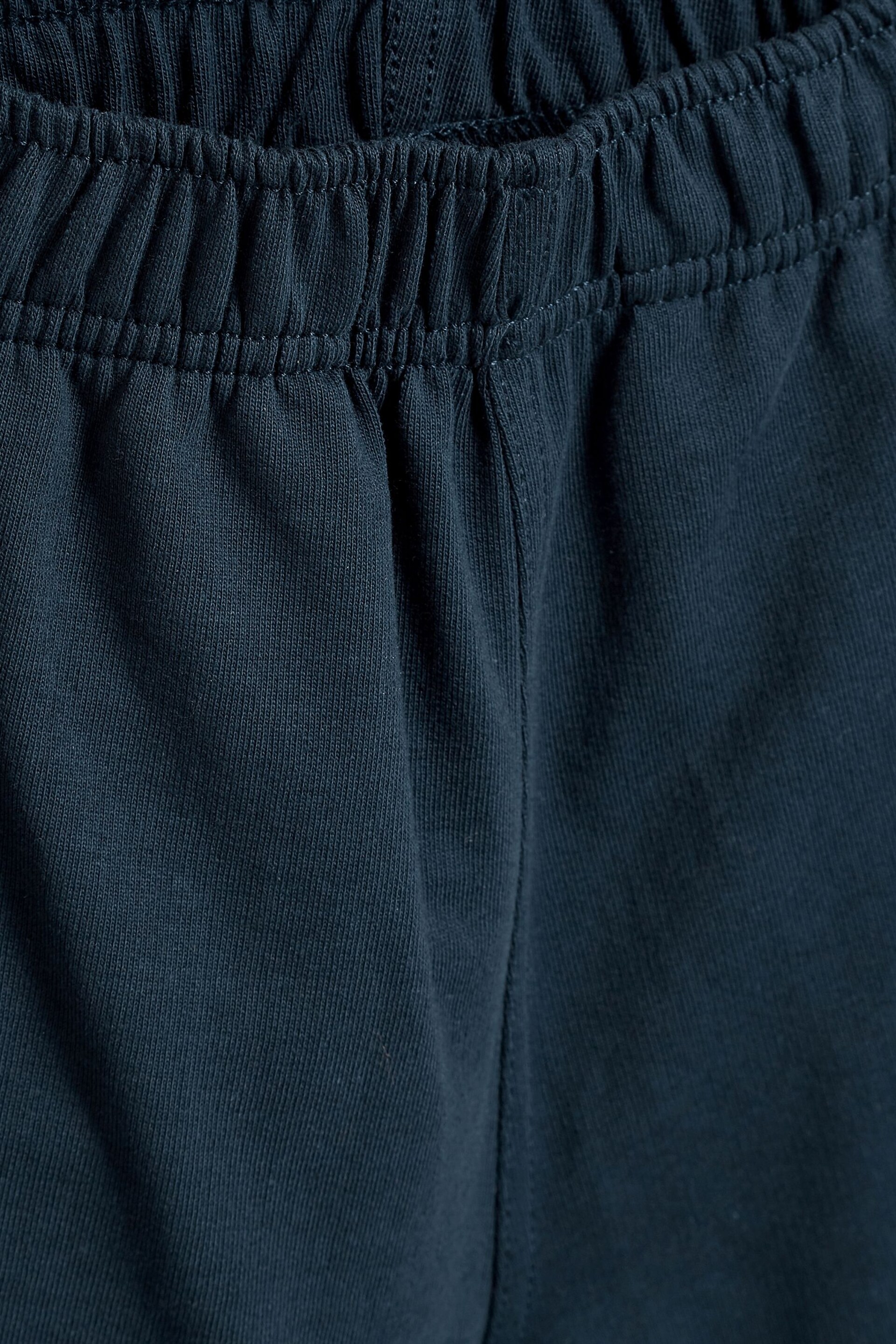 Navy Blue Jersey School Shorts (3-16yrs) - Image 3 of 4