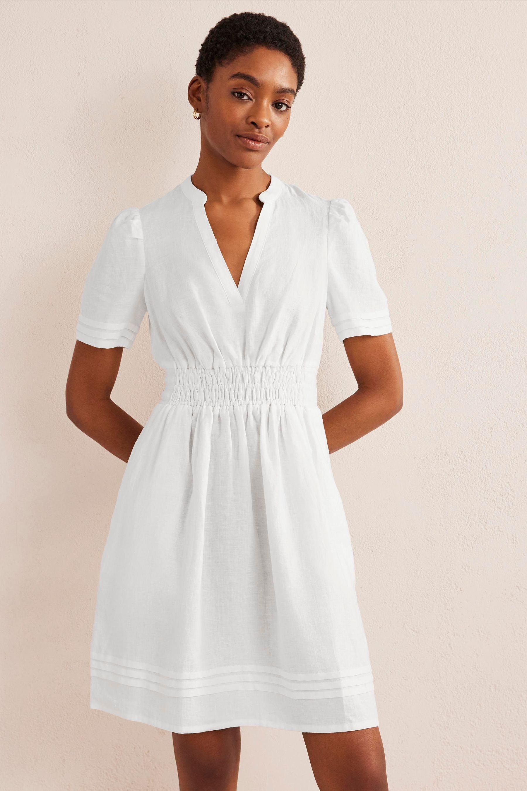 Boden white dress shop