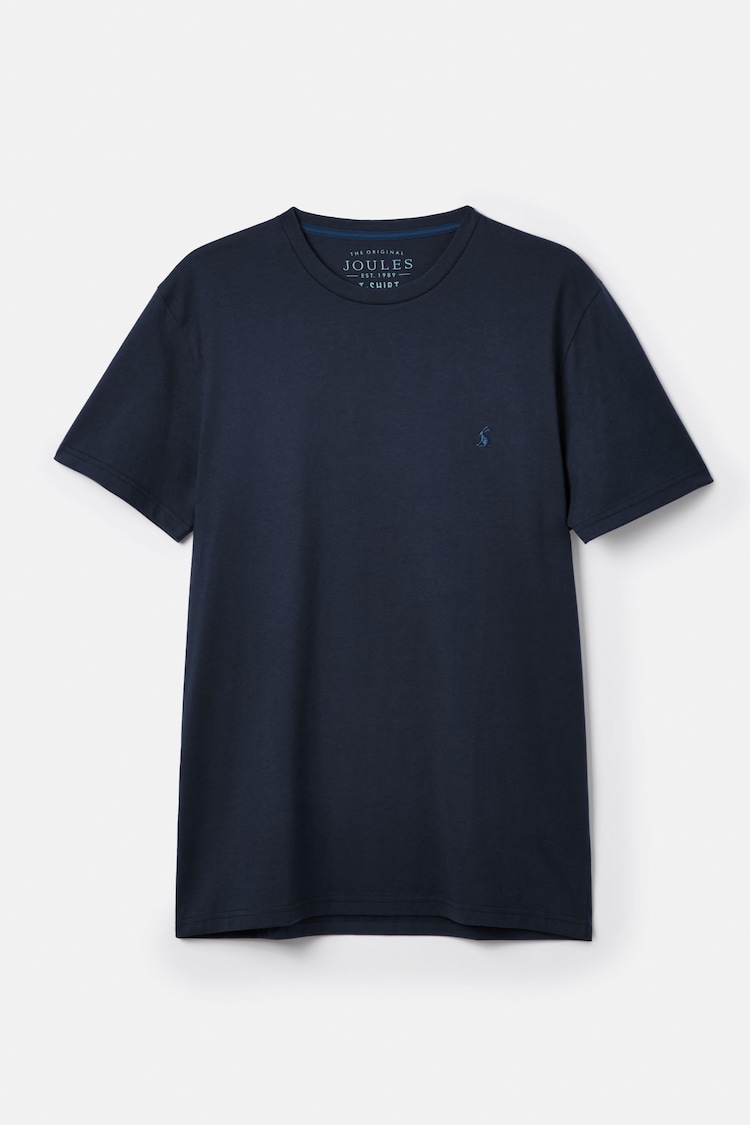 Joules Denton Plain Jersey Crew Neck T-Shirt - Image 6 of 6