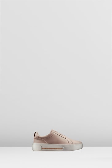 Clarks Pink Leather Hollyhock Walk Shoes