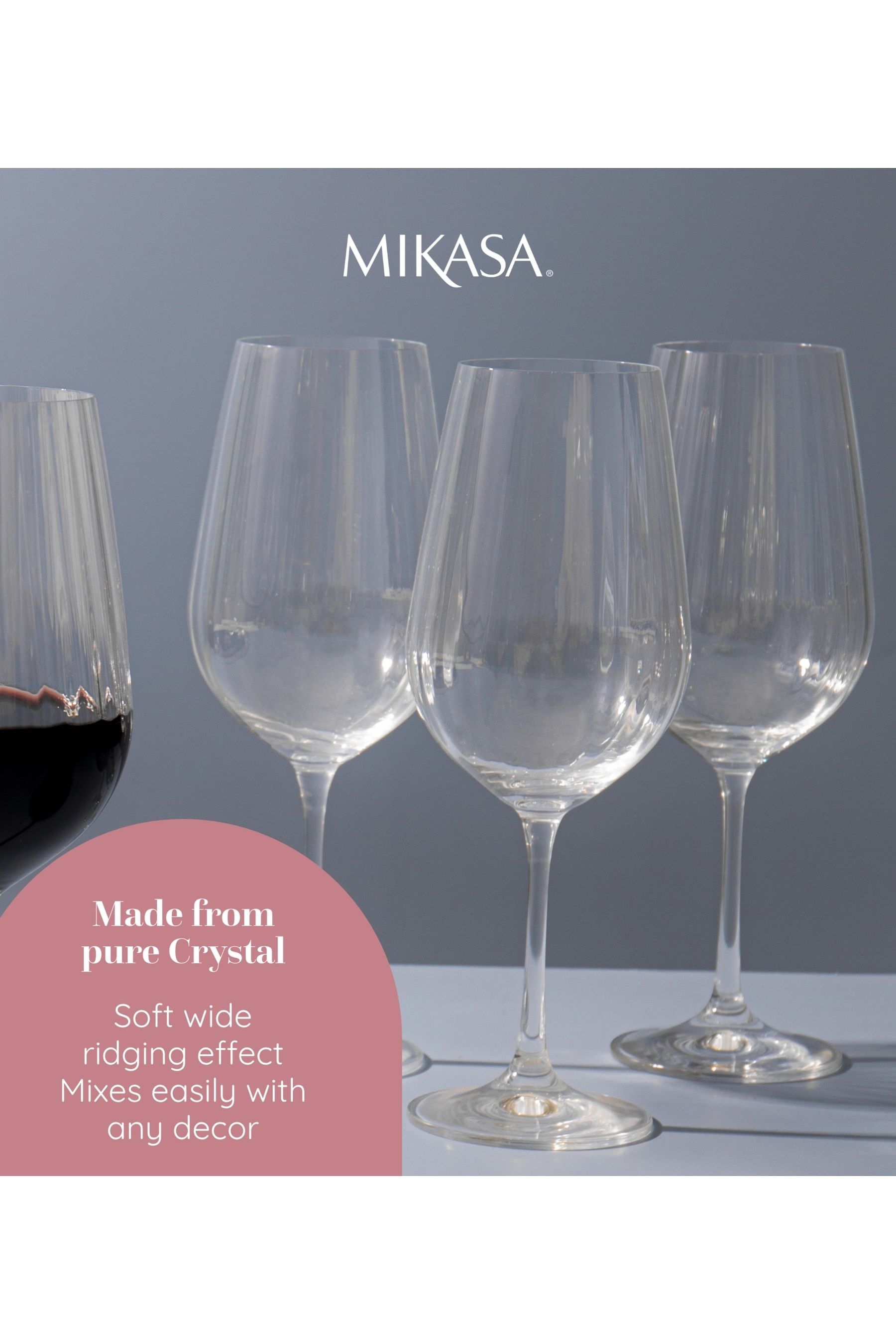 Mikasa crystal wine glasses cheap