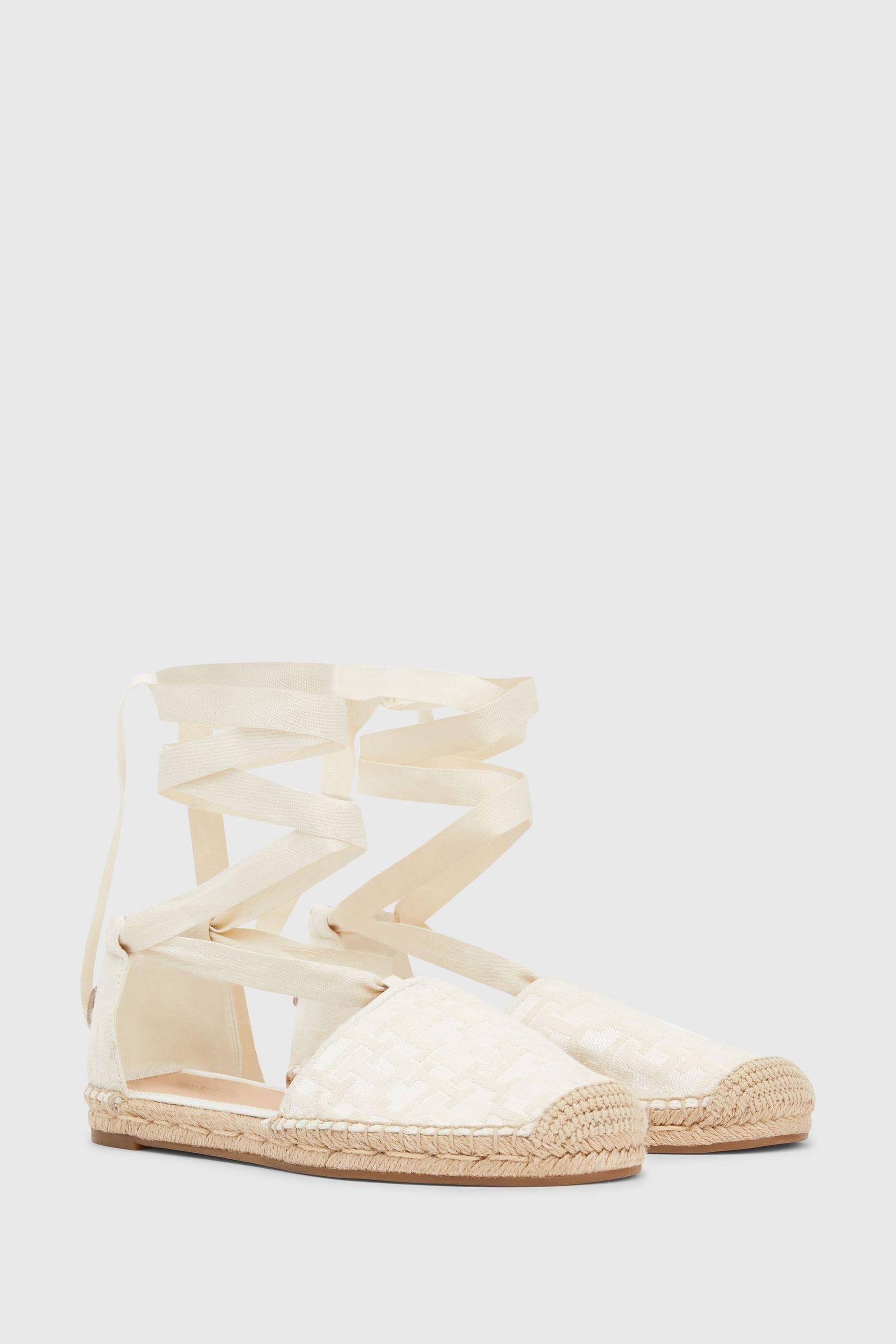 White strappy espadrilles store