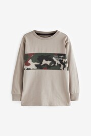 Camouflage Long Sleeve Colourblock T-Shirts 3 Pack (3-16yrs) - Image 4 of 6
