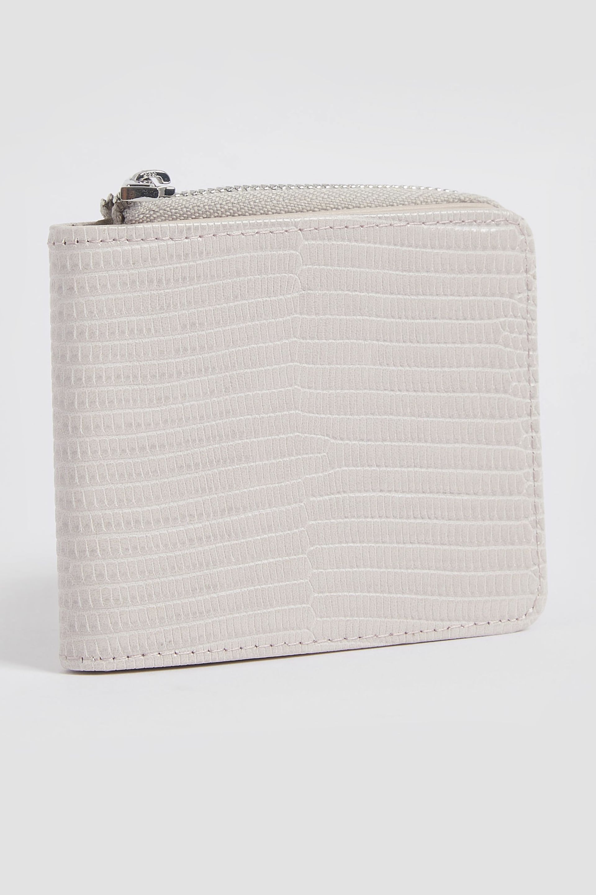 Bone White Mini Foldout Cardholder Purse - Image 3 of 4