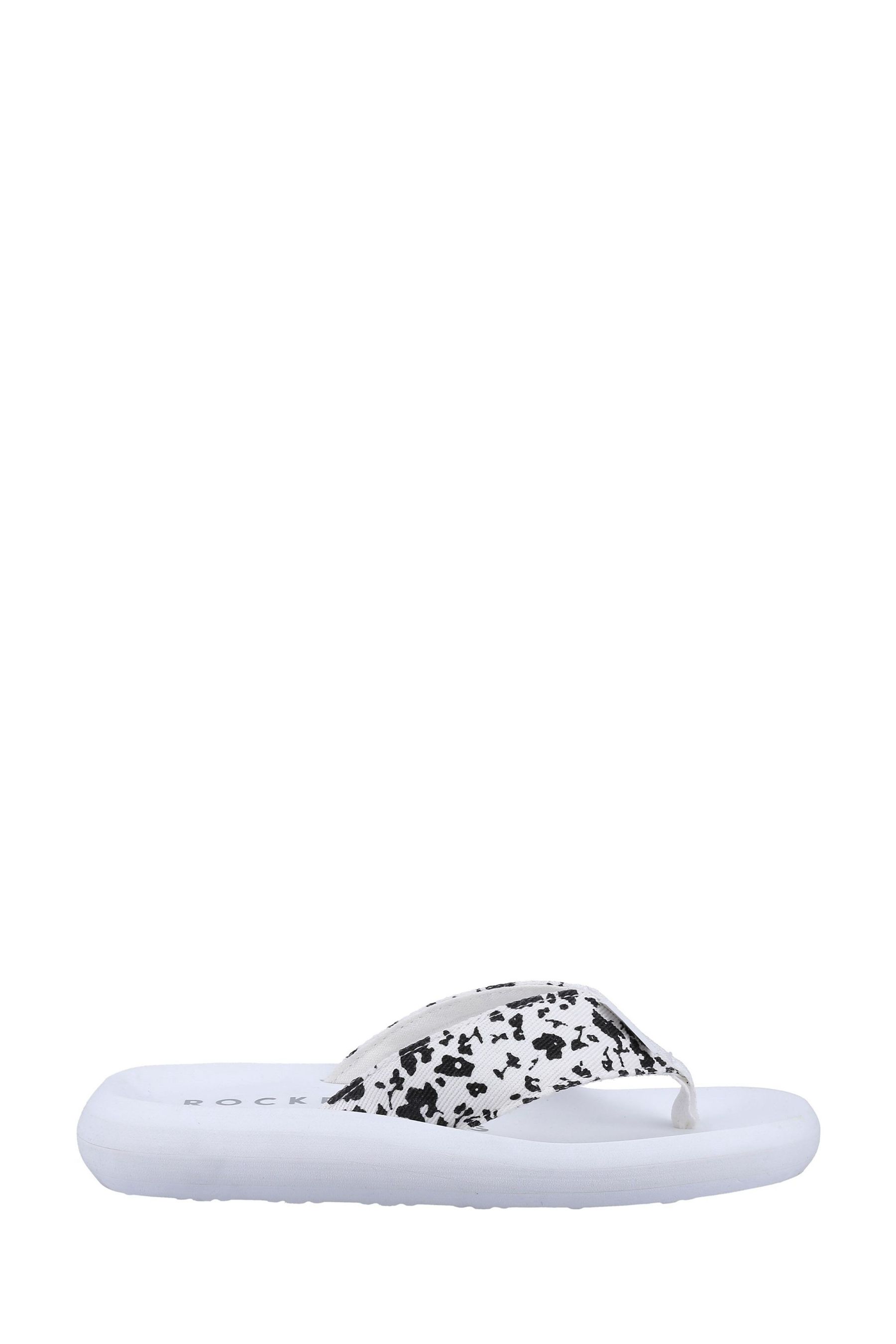 Dog print store sandals