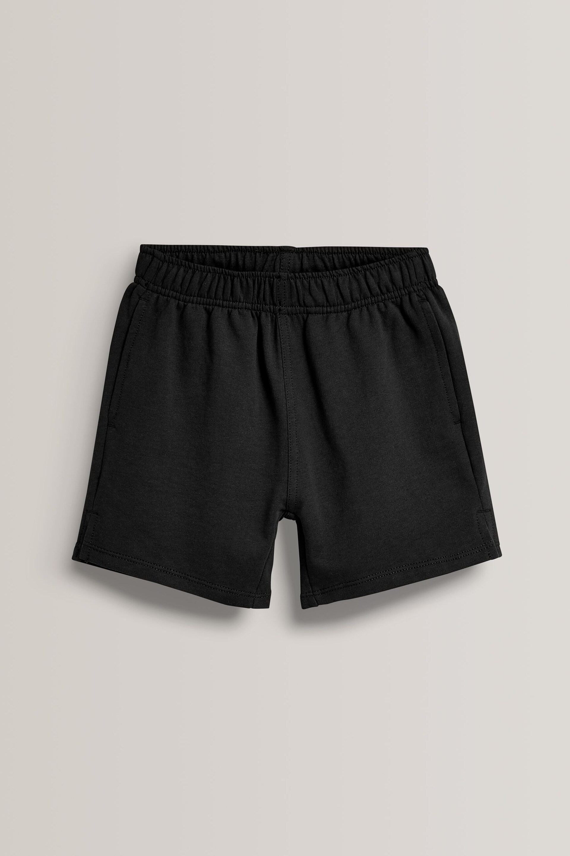 Black Jersey School Shorts (3-16yrs) - Image 1 of 3