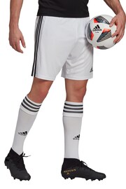 adidas White Football Squadra Shorts - Image 1 of 6