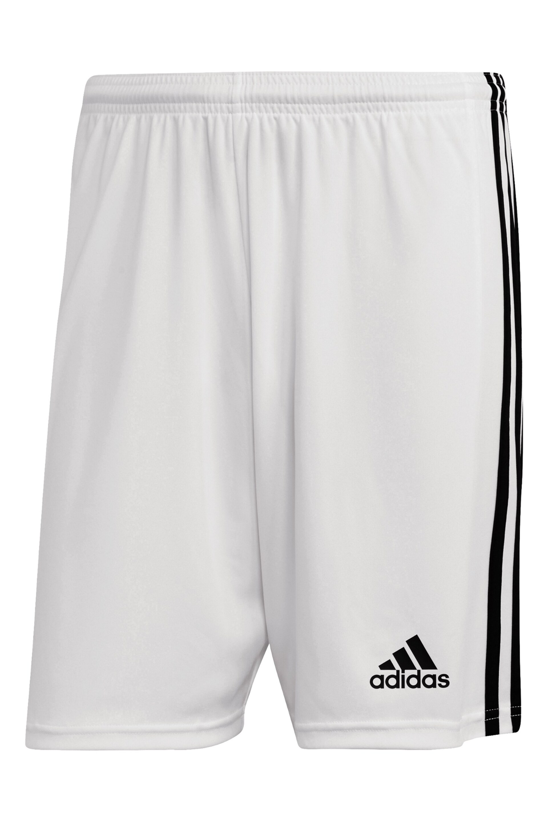 adidas White Football Squadra Shorts - Image 6 of 6