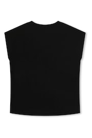 DKNY Short Sleeve Logo Black T-Shirt - Image 2 of 3