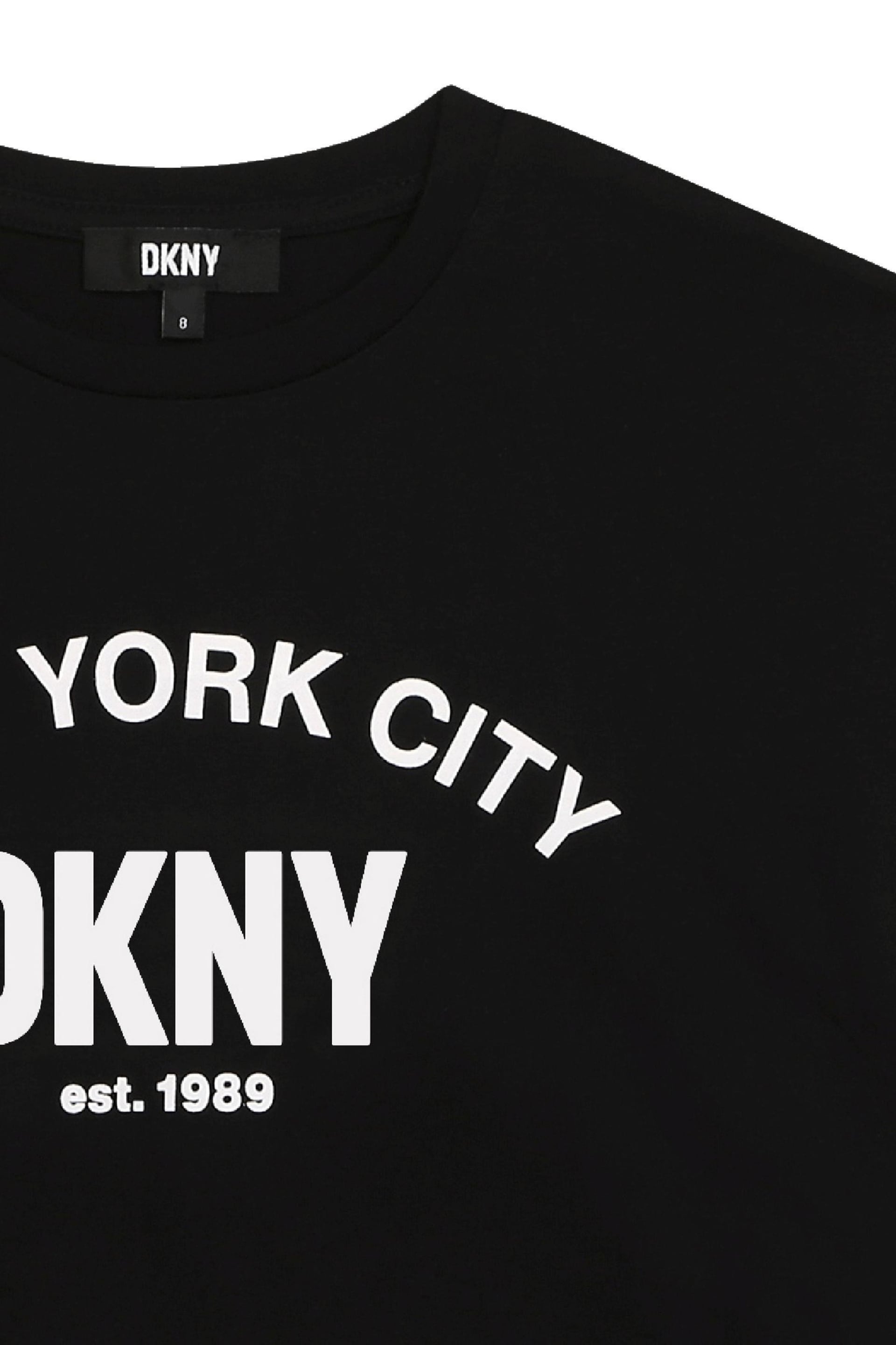 DKNY Short Sleeve Logo Black T-Shirt - Image 3 of 3