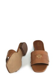 Radley London Trinity Brown Way Heirloom Mules - Image 3 of 3