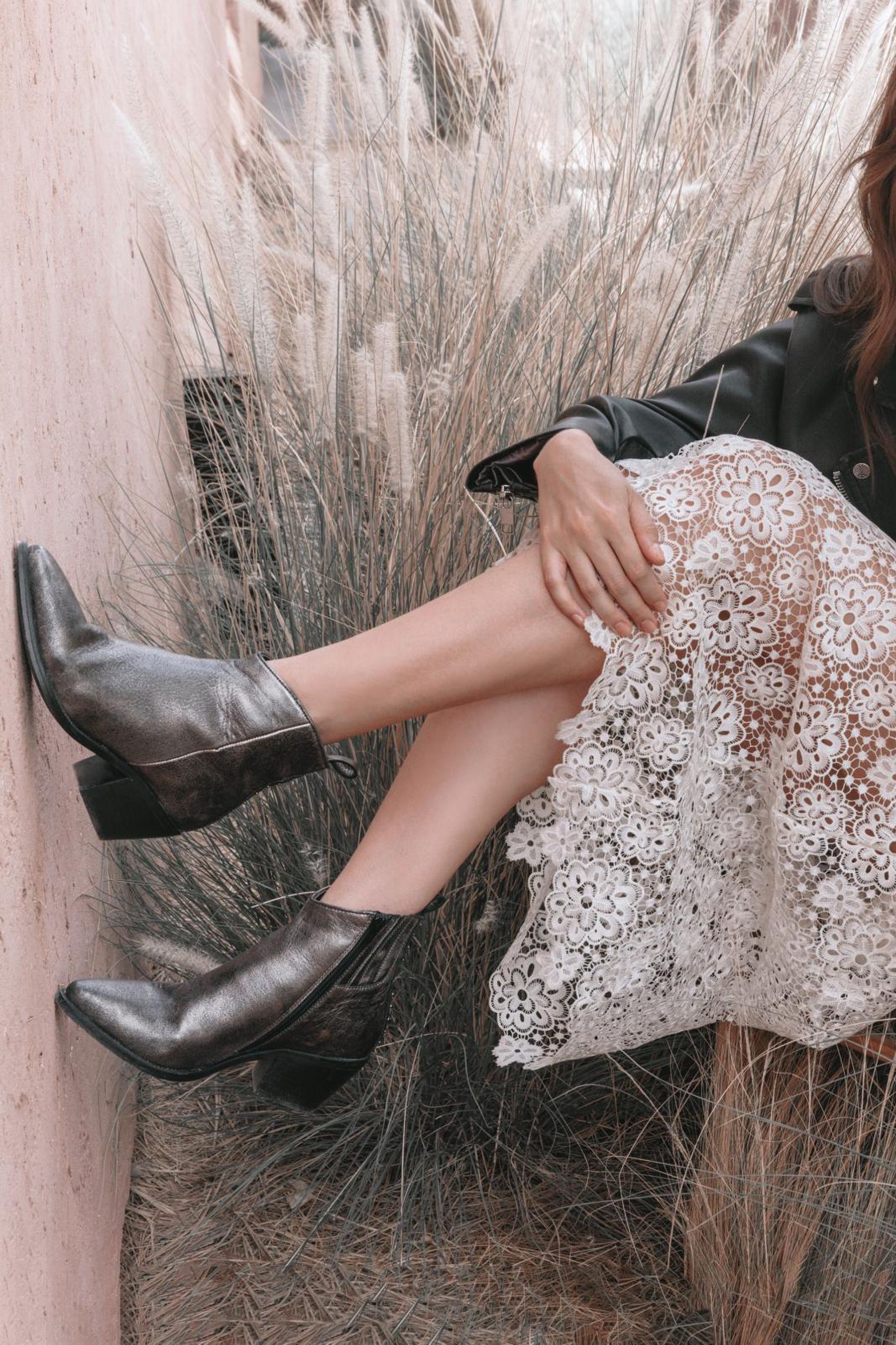 Buy Moda in Pelle Maevie Pointed Side Zip Western Boots Stud Back Detail from Next Luxembourg