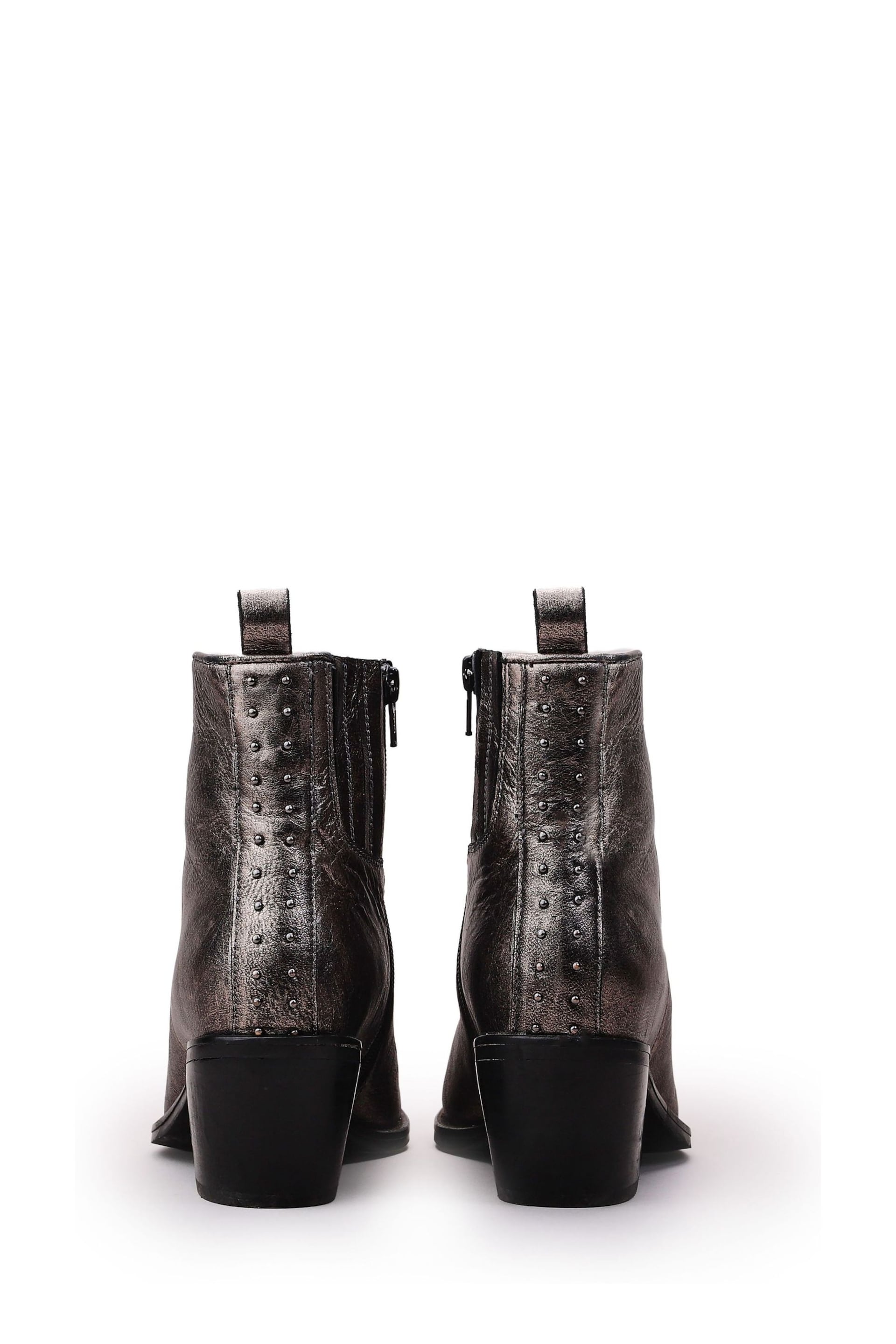 Moda In Pelle Metallic Western Boots - Image 4 of 5
