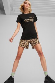 Puma Black ESS+ ANIMAL Graphic T-Shirt - Image 3 of 5