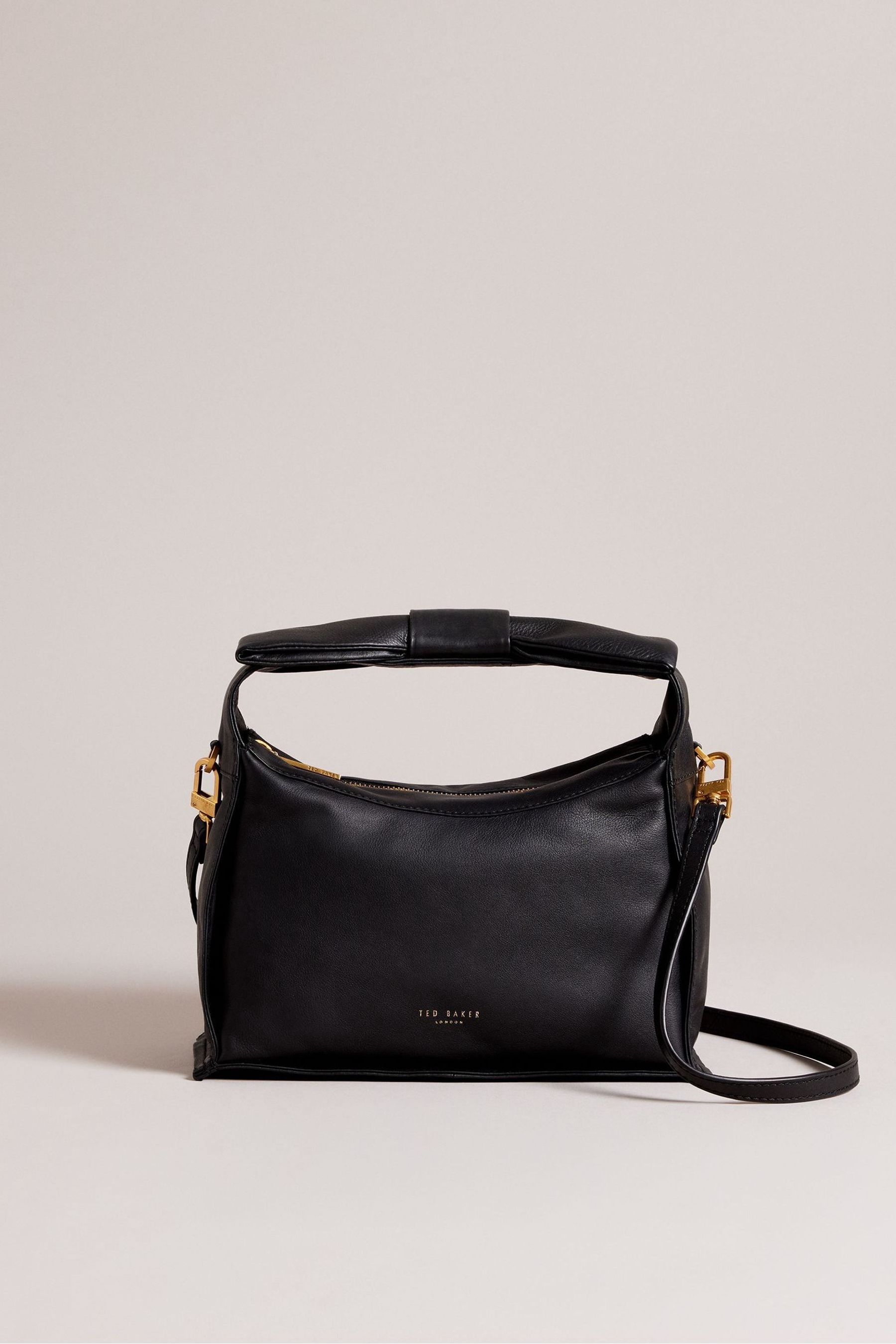 Bow detail leather cross body bag on sale