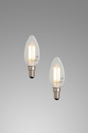 2 Pack 4W LED SES Candle Light Bulbs - Image 1 of 4