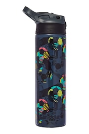 Smiggle Black Wild Side Insulated Stainless Steel Flip Drink Bottle 520Ml - Image 1 of 2