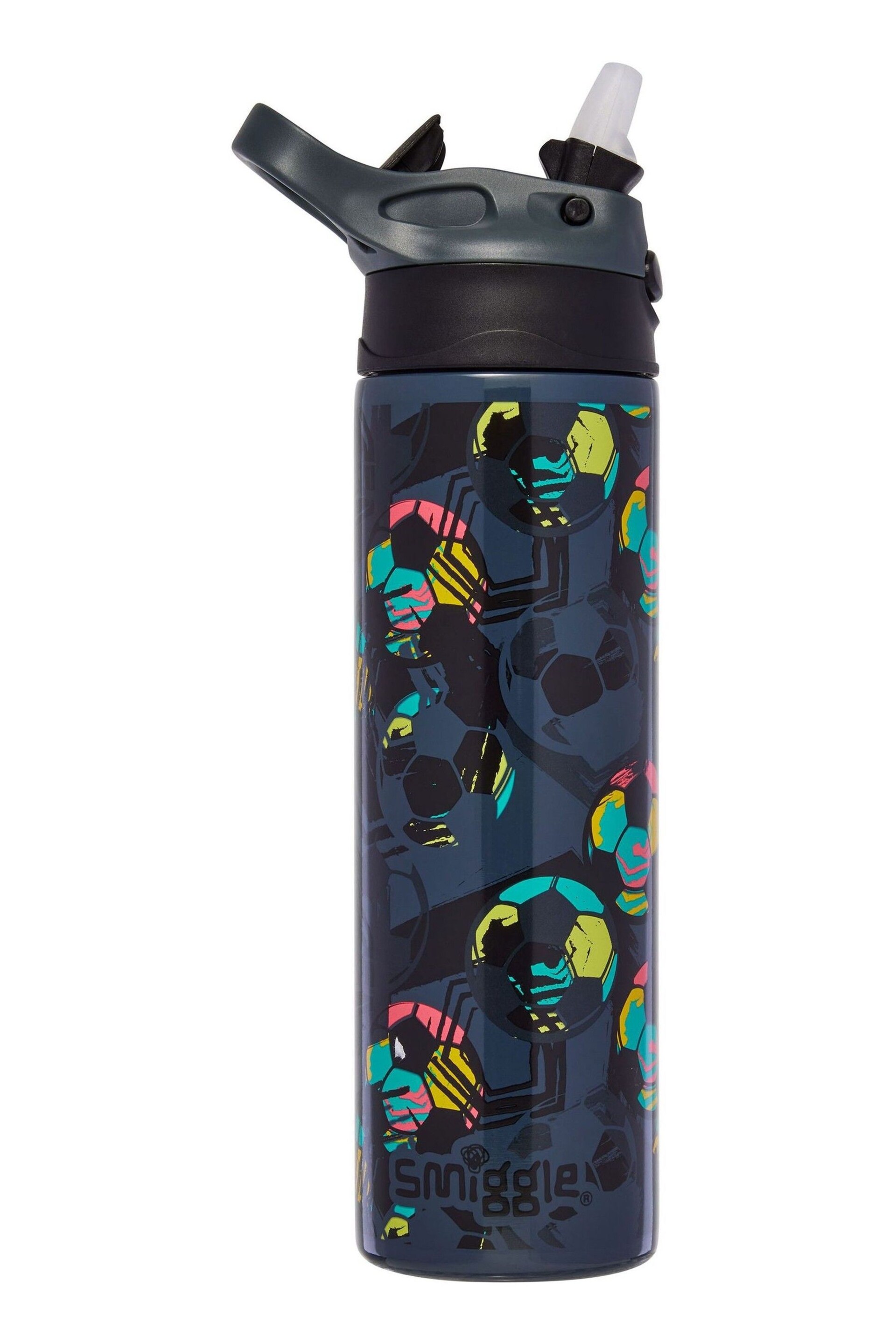 Smiggle Black Wild Side Insulated Stainless Steel Flip Drink Bottle 520Ml - Image 2 of 2