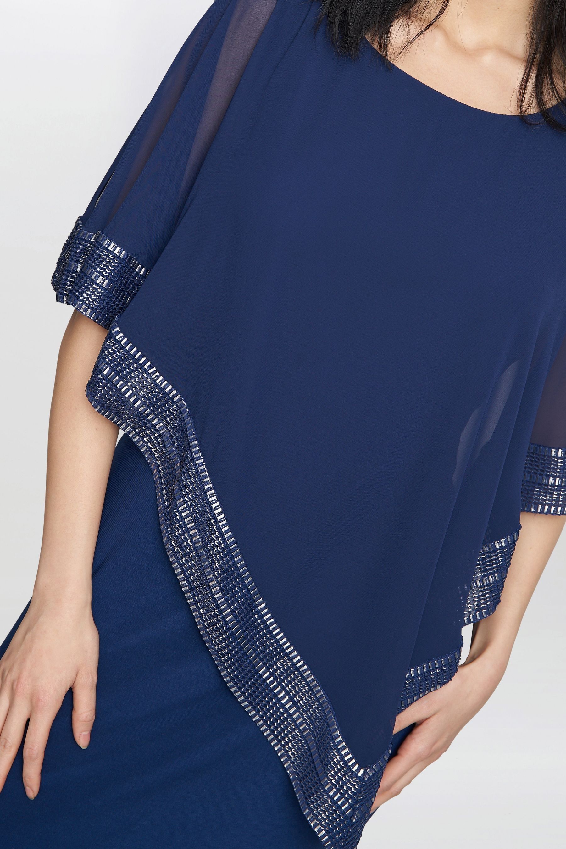 Gina bacconi cape dress online
