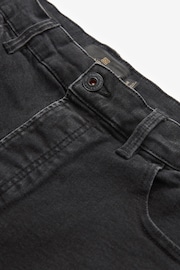 Black Relaxed Classic Stretch Jeans - Image 8 of 10