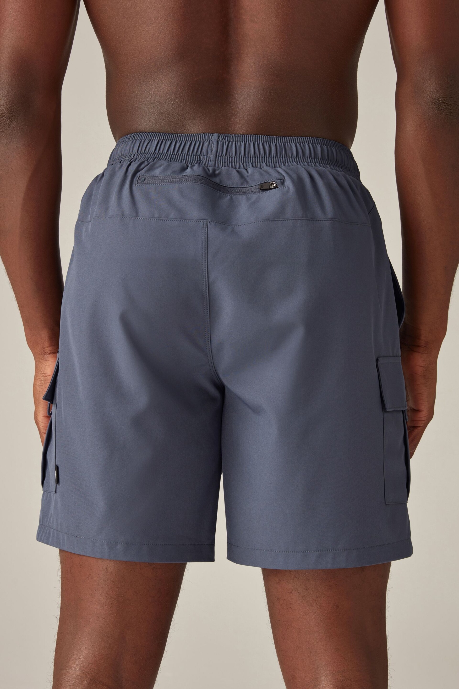 Blue Shorts Active Gym Sports Shorts - Image 3 of 11