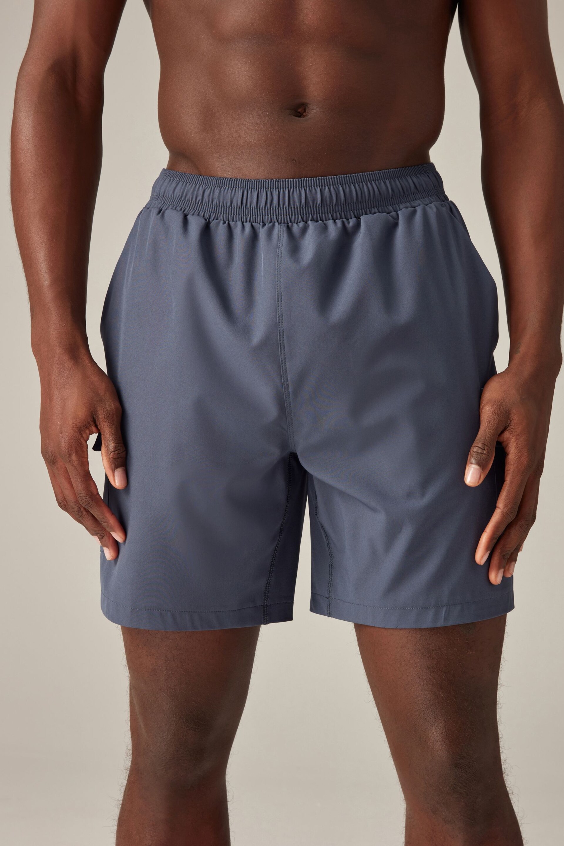 Blue Shorts Active Gym Sports Shorts - Image 4 of 11