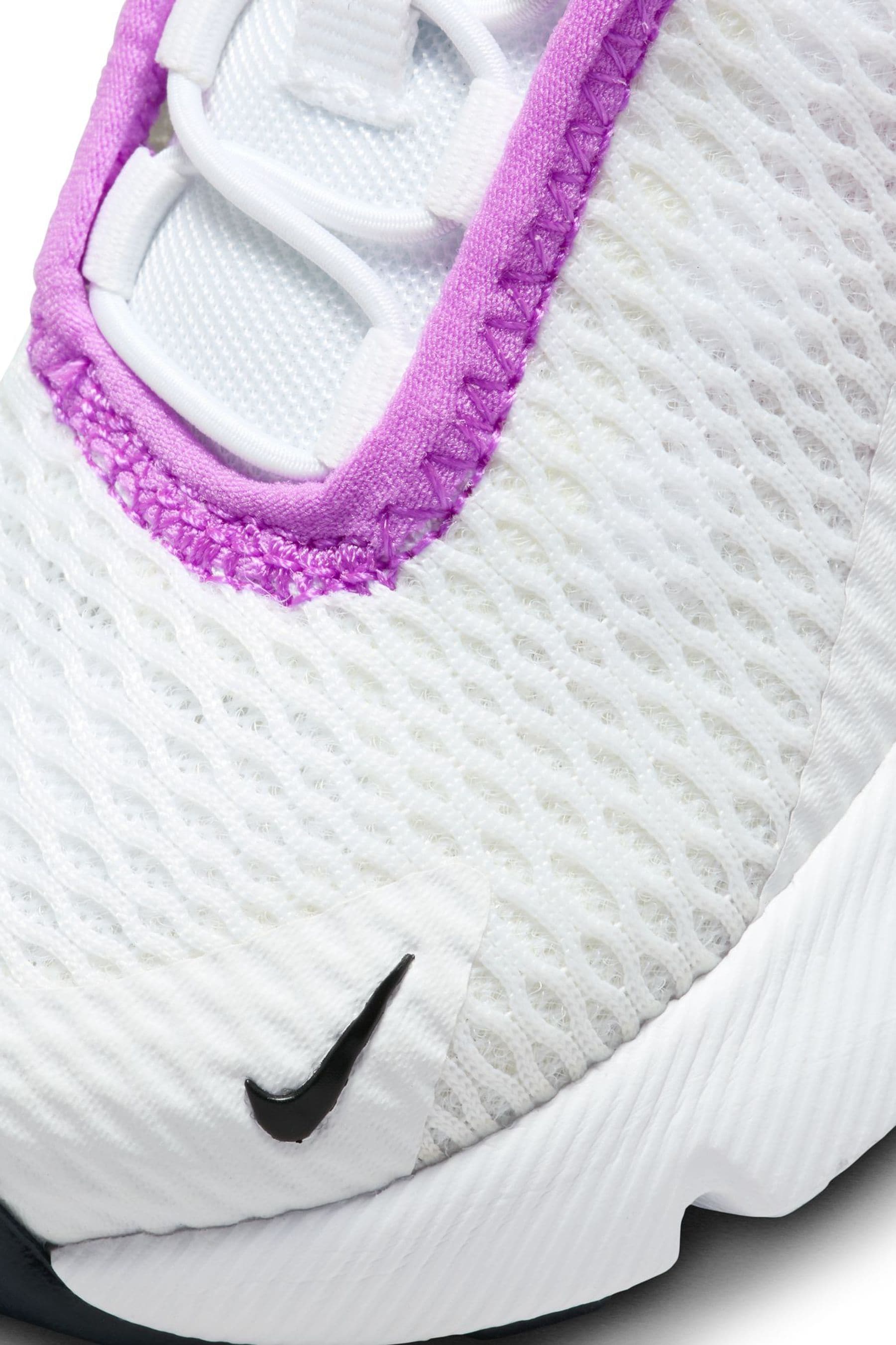 Buy Nike White Purple Infant Air Max 270 Trainers from Next Luxembourg
