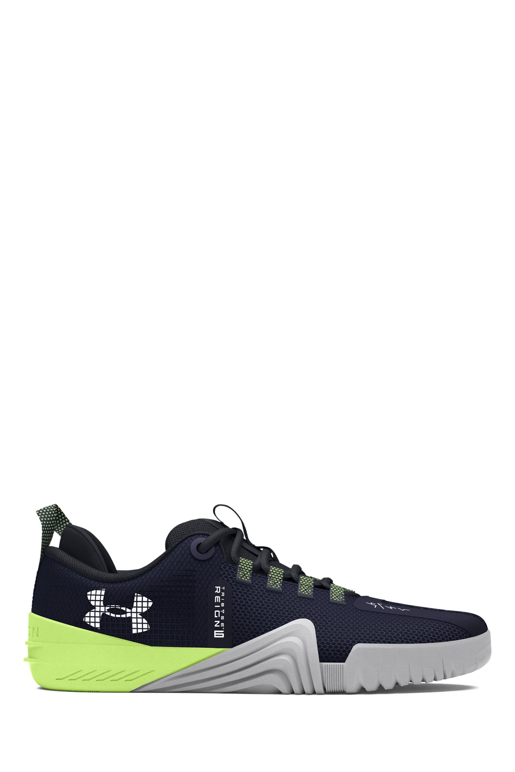 Navy under armour trainers hot sale