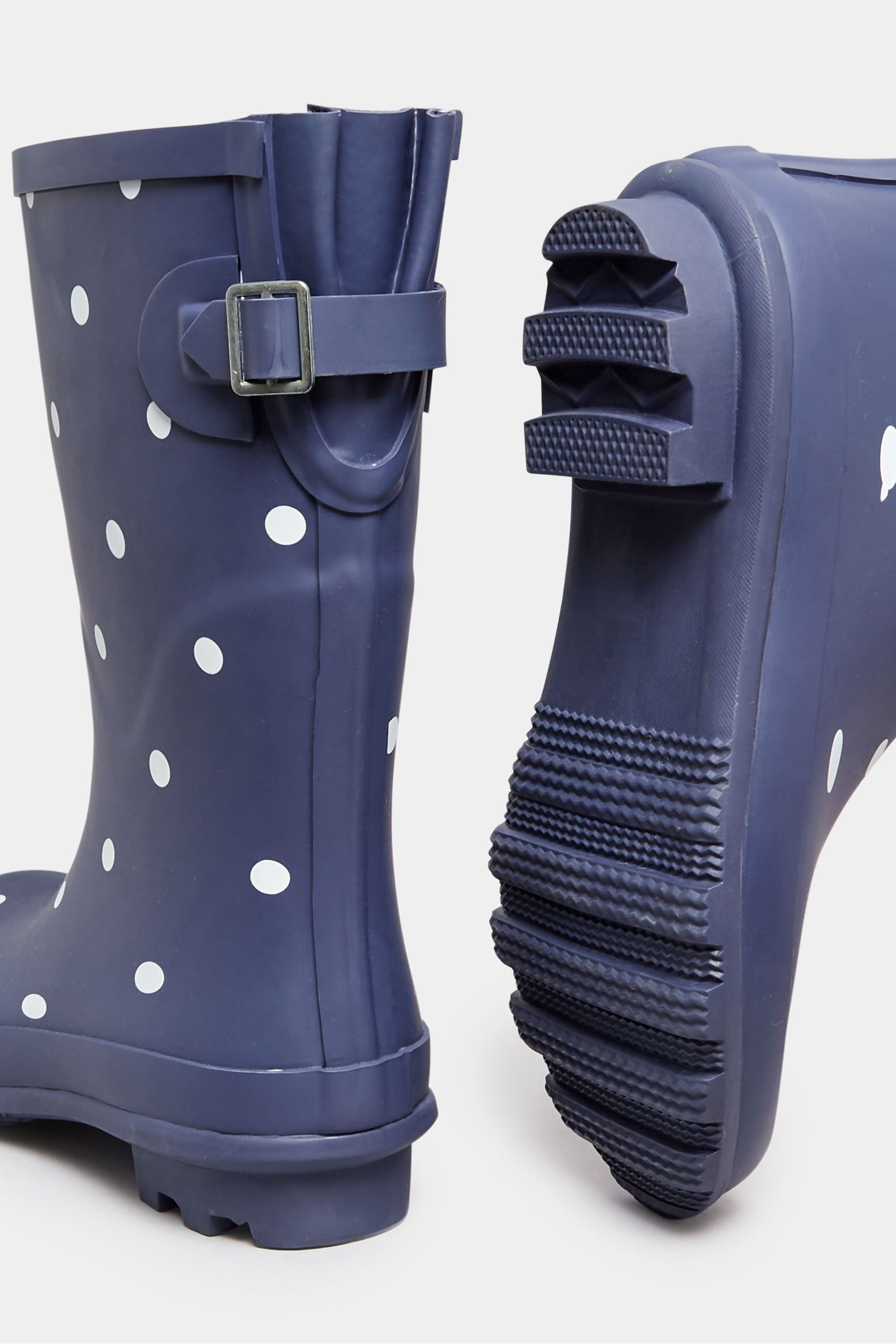 Buy Yours Curve Blue Wide Fit Mid Calf Adjustable Welly Boots from Next Luxembourg